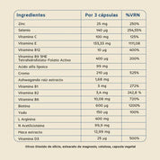 ingredientes capsulas fertilidad hombre