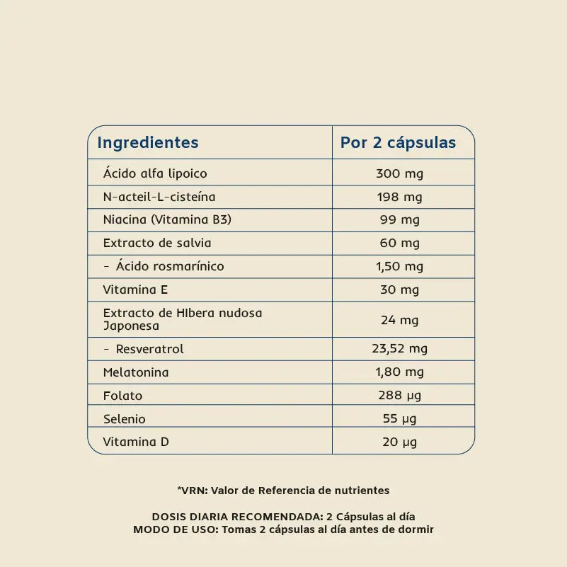 capsulas complemento alimenticio ingredientes