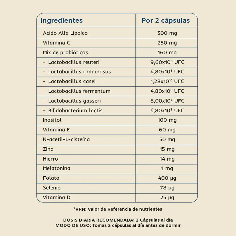 capsulas complemento fertilidad mujer