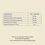 Coenzyma Q10 Ubiquinol Kaneka x3 unidades